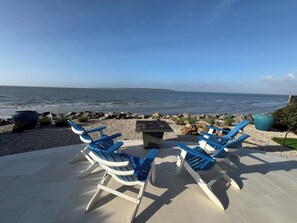 Great place to watch the sunset and dolphins!