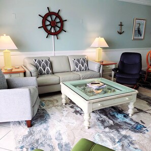 Gulf Front Living Room!