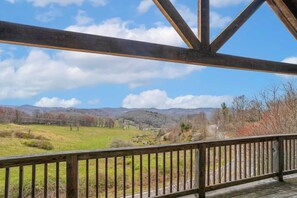 Mountain Views from the Covered Deck