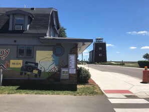 Close to the beach and lighthouse