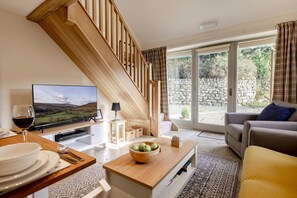 Little Croft, Kettlewell: Open-plan living space