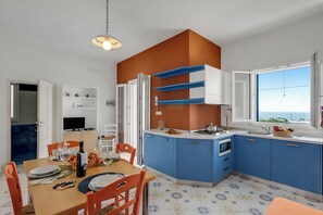 Kitchen and dining area