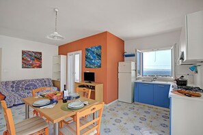 Kitchen and dining area