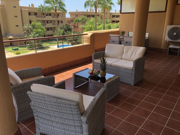 Terrasse. Piscine. Vue mer. La Cala de Mijas