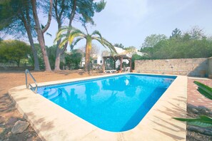 Garden and swimming pool