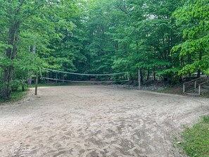 Fun in the sand by the lake!