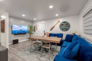 Living Room w/ Dining Table Set up