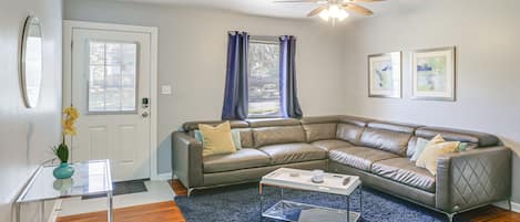 Tallahassee Vacation Rental | 4BR | 3BA | 1,351 Sq Ft | Stairs to Enter