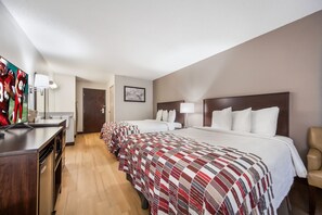 Unit with 2 Queen beds. The exact unit will be assigned upon arrival. Views, colors, and decor may vary