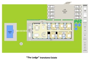 Ironstone Estate Lodge floor plan gives you the exact break down of the entire house. You can see where you will sleep and where you will be entertaining family and friends