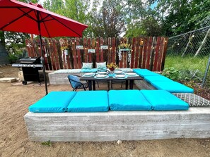 Backyard dining