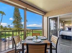 Beautiful ocean view from the patio