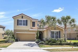Front view of the home