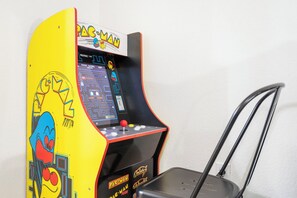 Arcade game located in the 3rd bedroom
