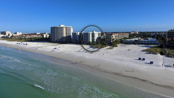 Crescent Arms Condo on Siesta Key's world famous powder white sand beach