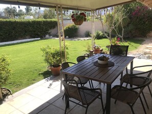 Outdoor dining