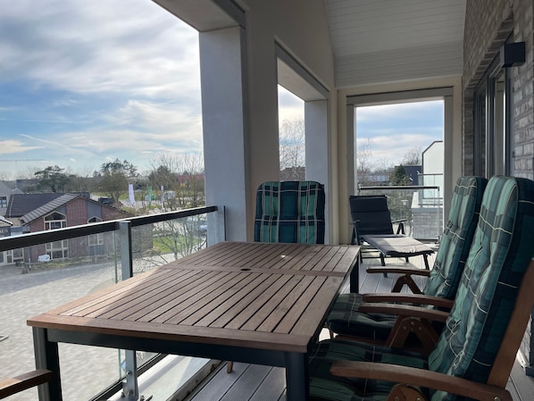 Auszeit auf dem Balkon