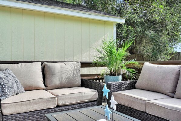Take a seat and let the world pass by as you soak in the sunshine