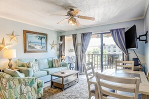 Living Area and Sliders to Balcony