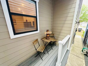 Front porch nook - for when you need to get away!
