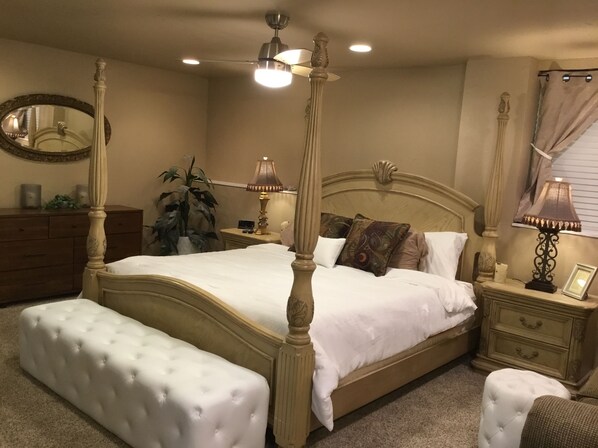 Master suite with bathroom
