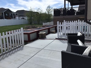 Patio and yard 