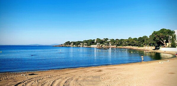 Beach in front of the property