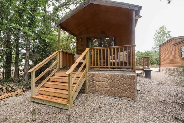 Hardwood, Stained Wood, Chair, House, Cabin