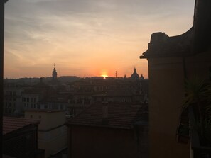Blick von der Unterkunft