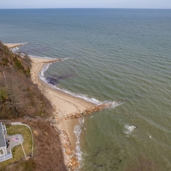 View from above of Lookout Point Beach