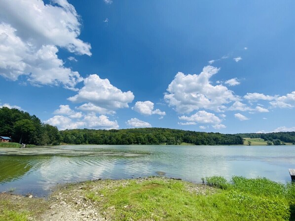 View of Brenchly Lake.