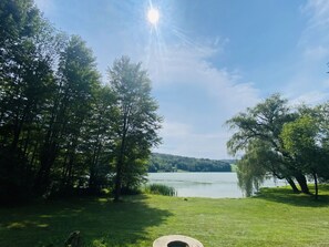 View of the lake from Lakeside