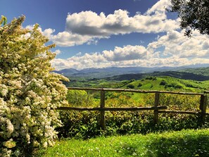 Blick von der Unterkunft
