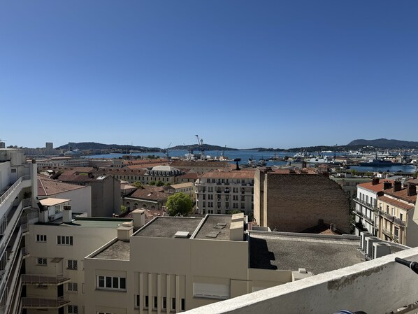 Blick von der Unterkunft