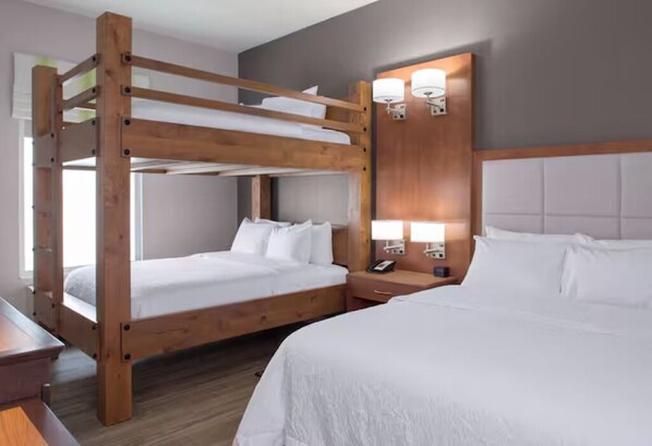 Unit with comfortable beds