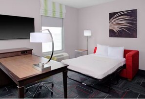 Unit with comfortable bed