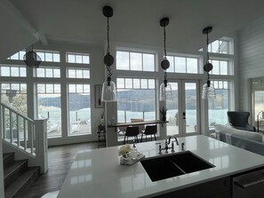 Views from the kitchen.  It feels like you are on an island!