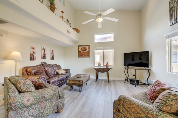 Mesquite Vacation Rental | 3BR | 2BA | 1,364 Sq Ft | Stairs Required