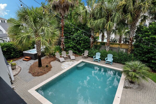 Heart of Palms Private Pool and Hot Tub