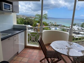 terrace outdoor kitchen sea view