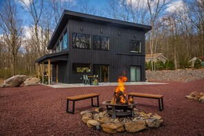 Relive all of your favorite summer camp memories around our fire pit.