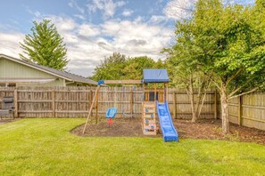 Kid's Play Structure is a priceless amenity when you are traveling with kiddos!