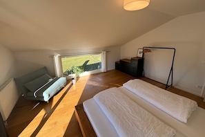 Schlafzimmer Ausblick Feld