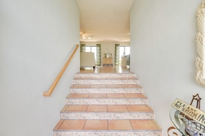 Interior Stairs to Enter Property