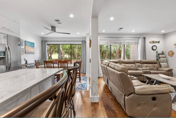 Spacious living area