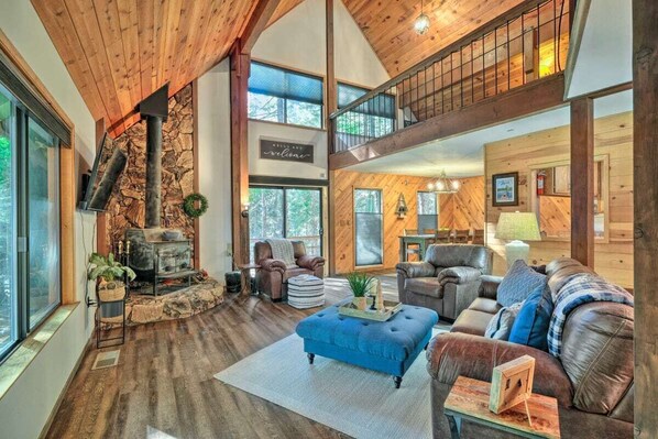 Spacious Open Living Room