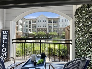 Peaceful Patio to Sit and Relax while enjoying the Sun