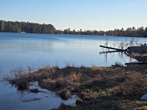 Beautiful Johnson Lake right outside the back door