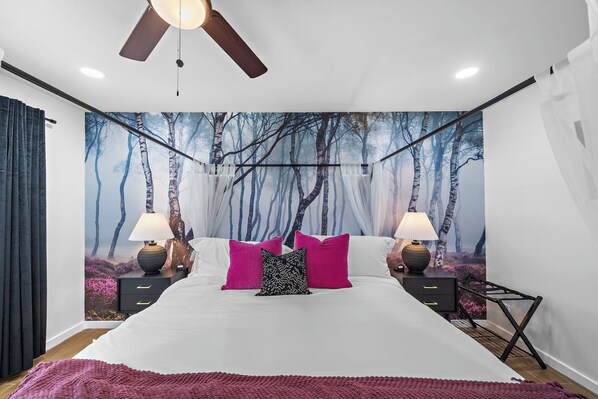 Master Bedroom with King size bed