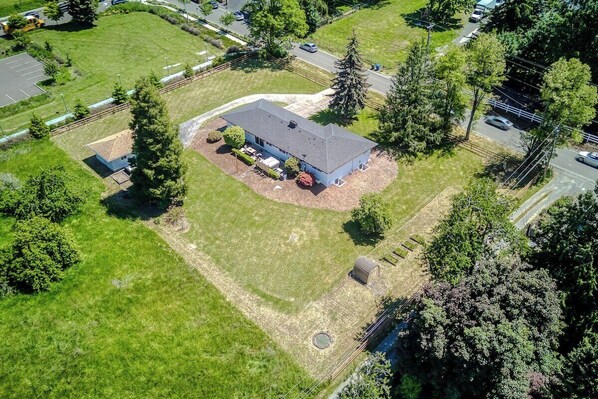 Sprawling yard, total privacy, and room to roam! Perfect for families or group getaways—peaceful yet close to everything.